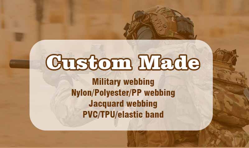 custom webbing